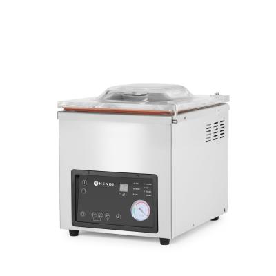Vakuový balicí stroj - komora, HENDI, Profi Line, těsnicí lišta 350 mm, 230V/750W, 450x555x(H)480mm | 975275